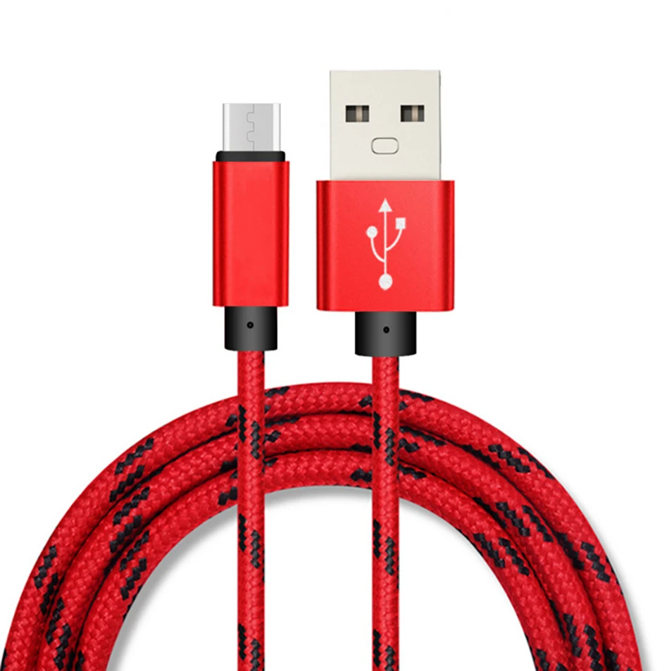 NOHON Nylon Micro USB Fast Charge Data Cable Android Phone For Samsung Galaxy S7 S6 Edge Huawei Xiaomi Oppo Charger Sync Cables (16)