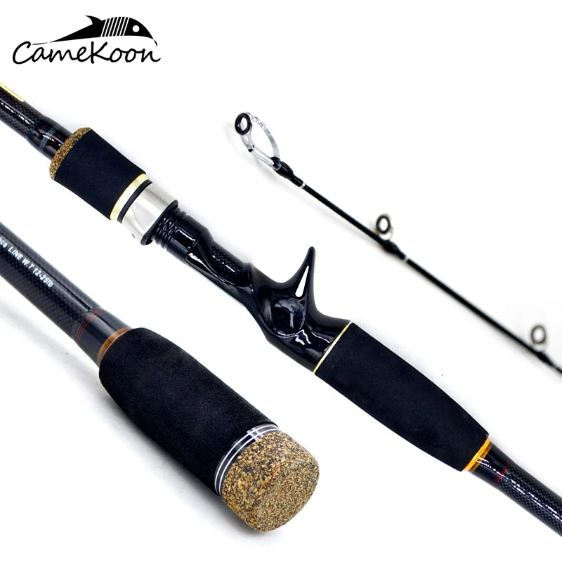 

CAMEKOON 2.1m 2.4m 2.7m 3.0m Fishing Rod 4-Piece Spinning & Casting Rod Carbon Fiber Ultralight Travel Lure Fishing Rod