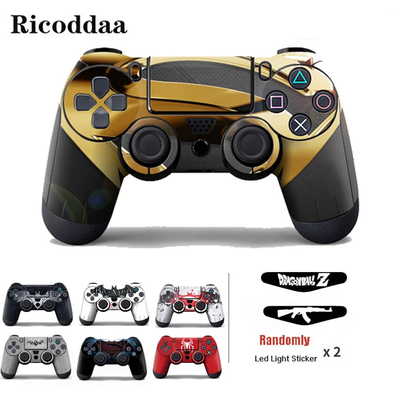 

Protective Cover Sticker For PS4 Controller Skin For Playstation 4 Pro Slim Decal Accessories 10 Styles