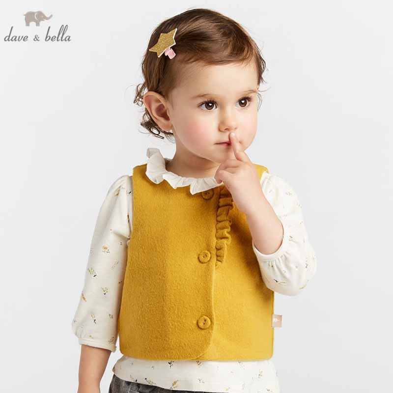 David Bella Gilet Jaune Pour Bebe Fille Manteau De Haute Qualite Vetement D Automne 1 Piece Dbz8055 Aliexpress