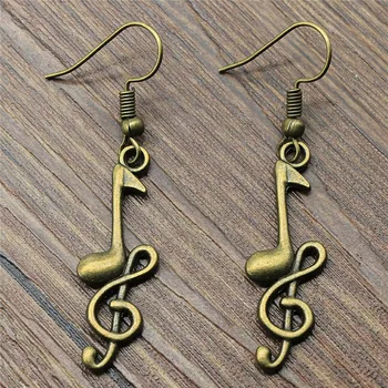

Dangle Earring For Women 31x11mm Musical Note Charming Drop Earring Dropshipping Suppliers