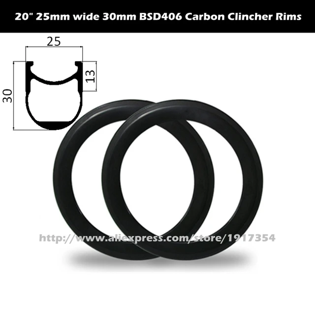 Best price at $269 Cheap 20er bmx bike wheels 406 rims 30mm deep bmx bicycle Rims 406 carbon rims custom, 20 inch Kids' Bicycles rims factory sale
