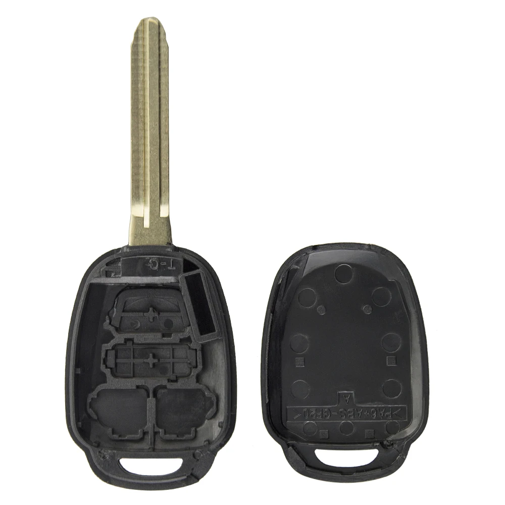 Чехол для ключа OkeyTech Toyota Prius C Corolla Yaris Avensis Toy43 Сменный 2 3 4 крышка кнопки FobToy43