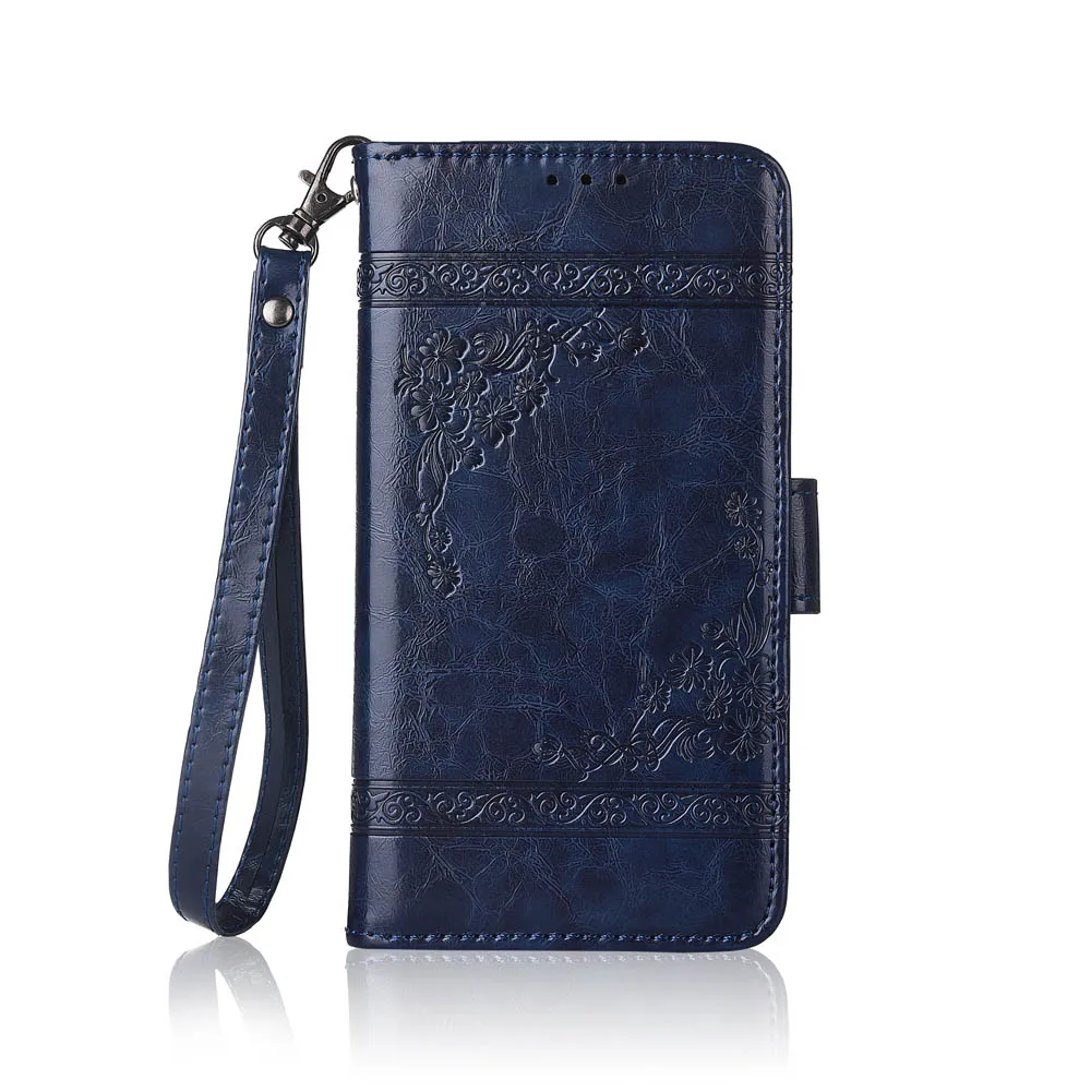 Кожаный чехол-книжка для Prestigio Grace P5 PSP5515 Fundas с цветочным принтом специальный чехол-бумажник с подставкой и ремешком
