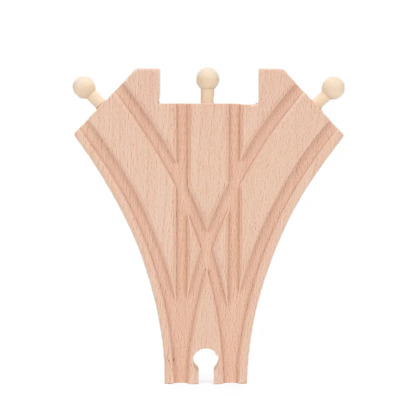 

Switch Junction Switching Track Wooden Train Tracks Accessories Educational Railway Toys bloques de construc
