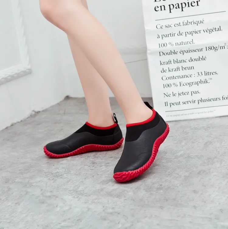 Tubo de Botas de Borracha Sapatos ao ar Livre da Lavagem do Carro Jardim de Trabalho do Aqua Sapatos de Água para Mulheres 35 da Ue-46 Rainshoes Masculino Feminino Curto Homens Wader 16 Cheap Sapatos de natação