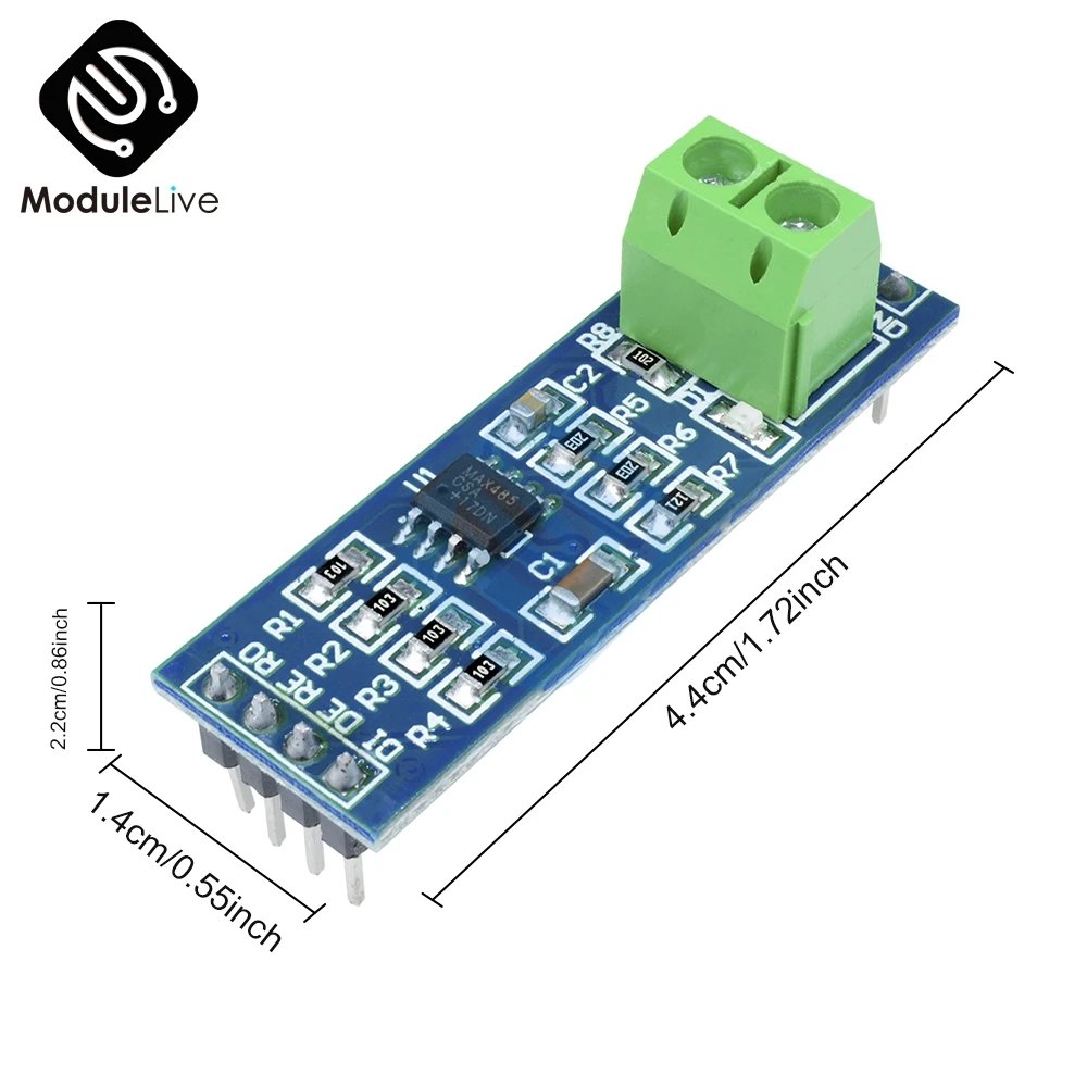 2 шт. модуль MAX485 RS 485 TTL в RS485 MAX485CSA преобразователя интегральные схемы для