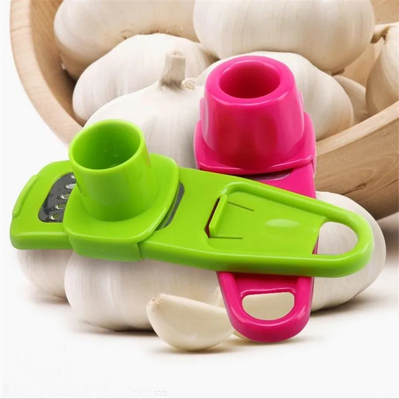 

Quick Hand Squeeze Ginger Garlic Press Kitchen Gadgets Accesorios Cocina Grinding Crusher Creative Multifunction Peeler tools