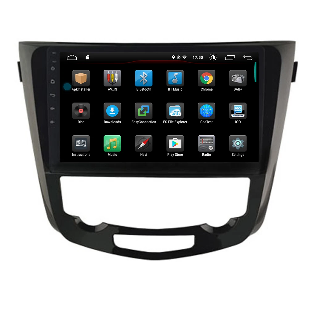 Cheap 2Din 10.2"Android 9.1 Car DVD Radio Player Fit Nissan qashqai/X-Trail 2014 - 2019 GPS Navigation 4Core 2G+16G WIFI BT Multimedia 1
