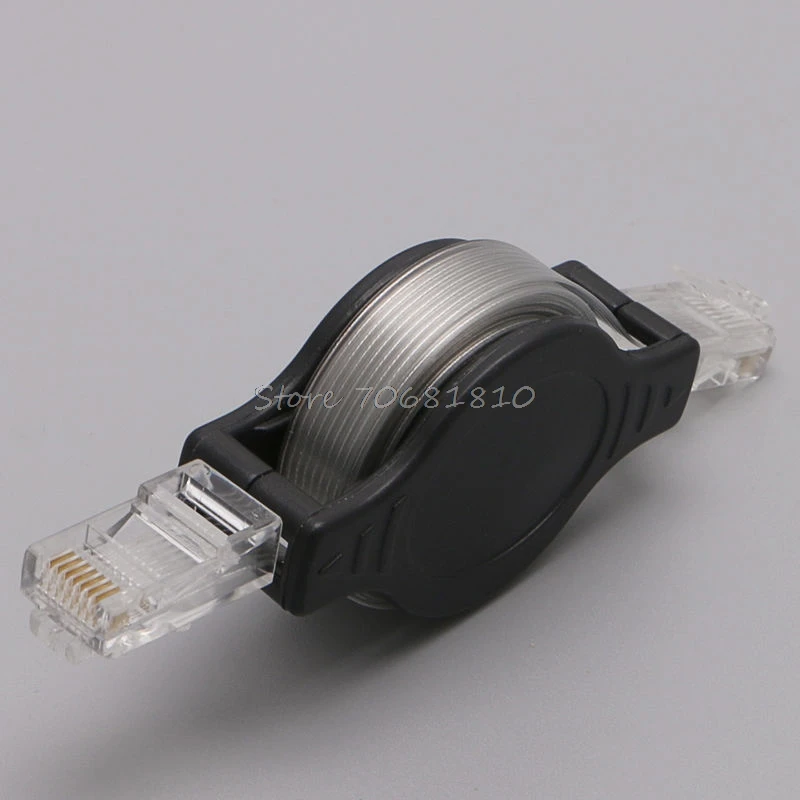 Выдвижной CAT5e RJ45 Интернет Ethernet сеть LAN модем маршрутизатор кабель Большая