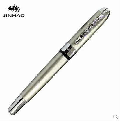 D Jinhao высококачественная Роскошная роликовая шариковая ручка 0,7 мм школьные и офисные принадлежности металлическая шариковая ручка для канцелярский подарок для студента - Цвет: D