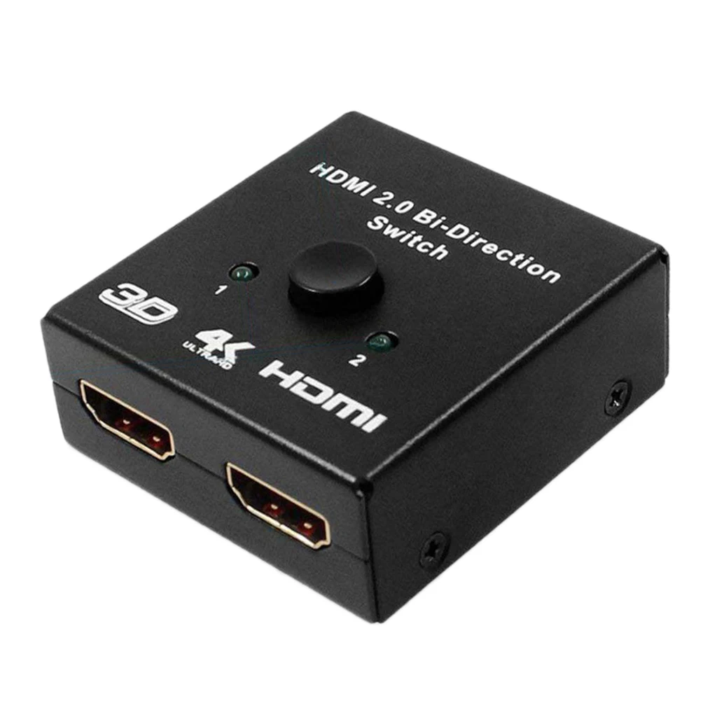 HDMI 2.0 Bi-Directional Switch Switcher Splitter Hub Selector Support 3D 4K 