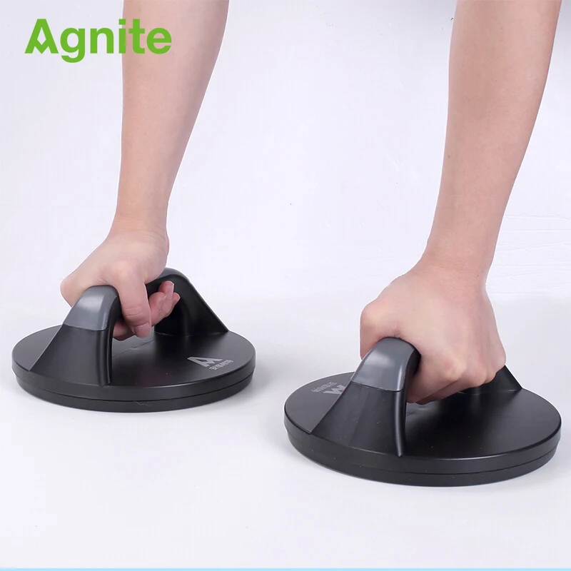 

Agnite Disc Rotating Push-Ups Stand sport fitness home gym push up bar Professional for body building exercise training dropship