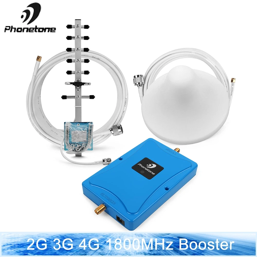 

70dB Signal Repeater 4G LTE 1800MHz GSM Repeater 2g GSM Booster 1800 70dB Gain ALC Smart Repetidor GSM 1800 MHz Signal Amplifier
