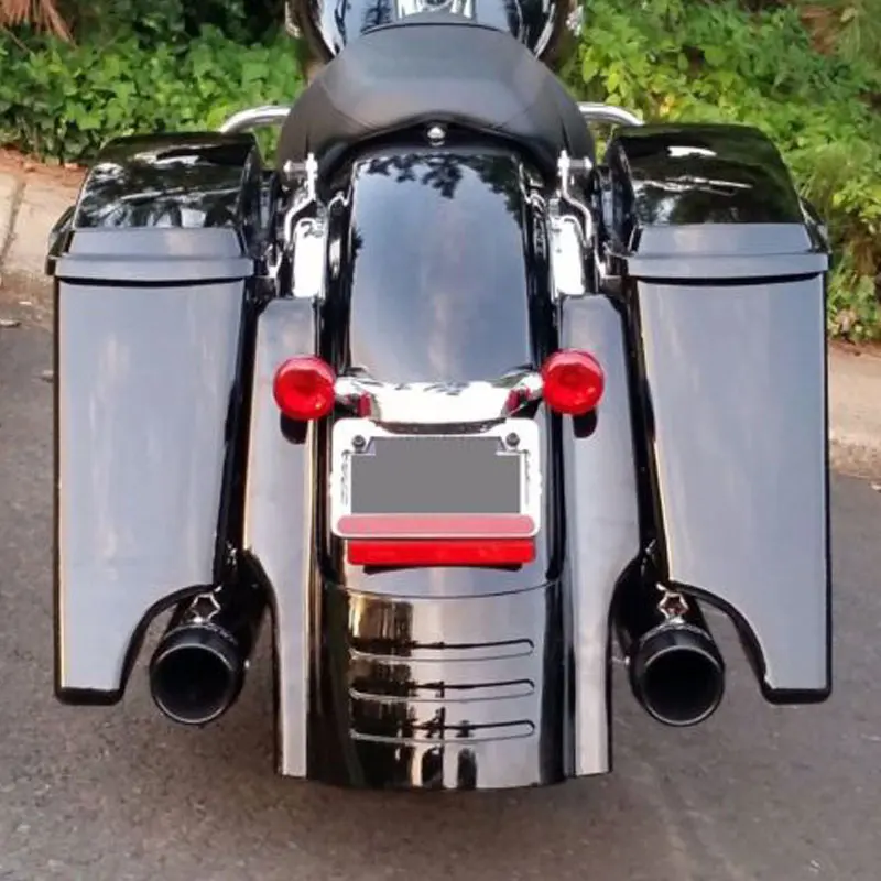 Black Rear Fender Extension For Harley Touring Road King Electra Glide