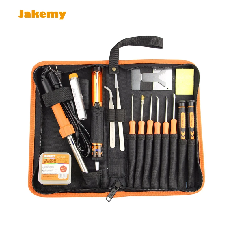 

Multifunctional DIY Welding Soldering Tool Set (US plus) JM-P03 Professional Fluxing tool set + screwdriver + tweezers
