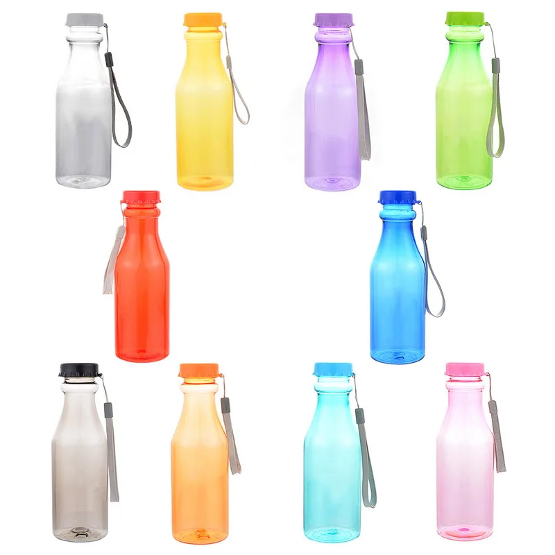 Hoomall 550 мл спортивные пластиковые бутылки для воды флакон из небьющегося стекла для детей Портативные герметичные Йога, тренировки, фитнес-чайник