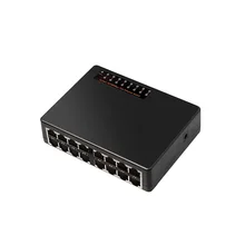 16 Порты сетевой коммутатор Fast Ethernet локальная сеть RJ45 Vlan интеллектуальный коммутатор 10/100 Мбит/с usb хаб для настольных ПК с EU/адаптер для розеток американского стандарта