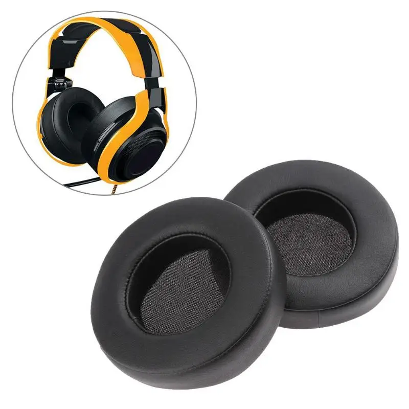 ALLOYSEED 1Pair Replacement Soft Earpads Earmuffs Ear Cushion For Razer ManO War 7 1 Headphone Ear Pads Game Headset Accessories