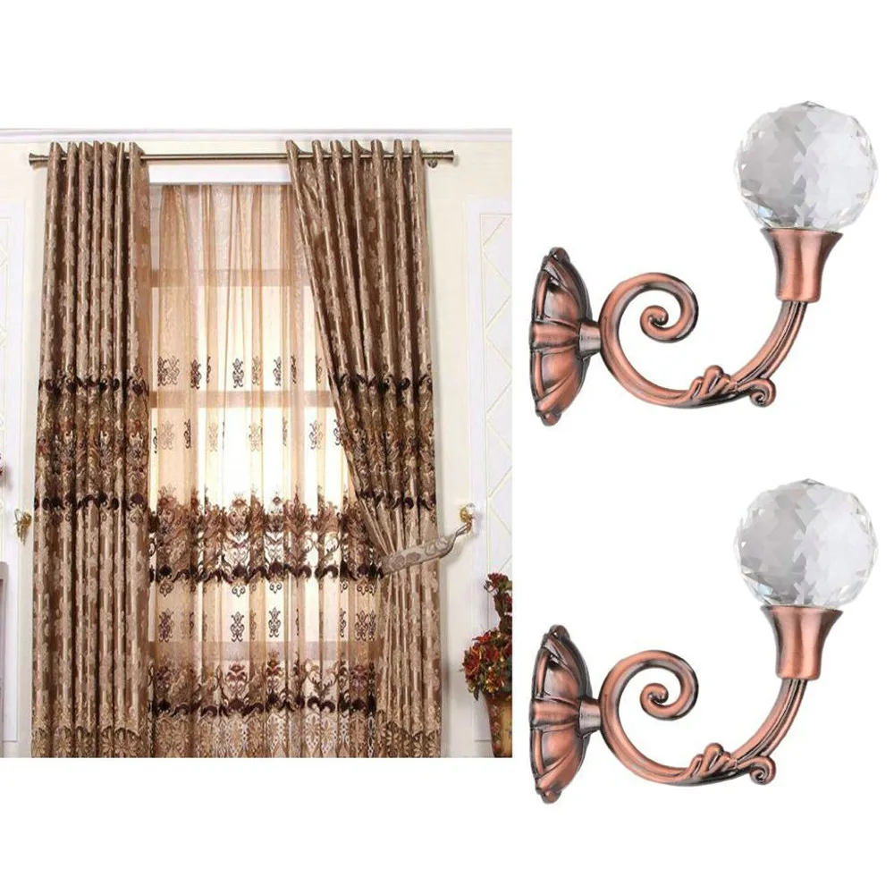 

Storage Hooks rack Multifunction Metal Curtain Holdback Wall Tie Back Hooks Hanger Holder crochet perchero dropshipping 2019 new