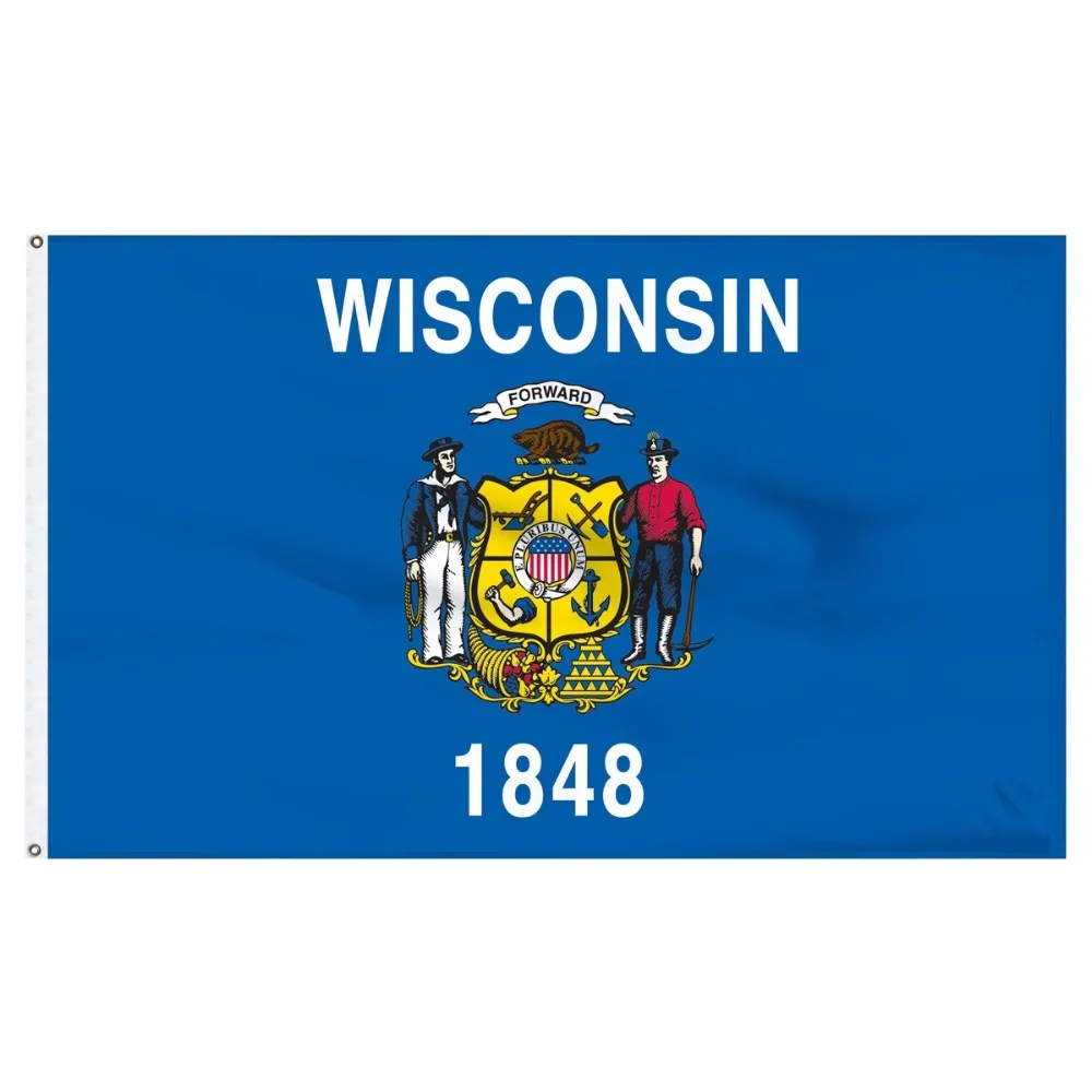 Yehoy 90*150Cm Us Usa State 1848 Bandiera Del Sasper La Decorazione