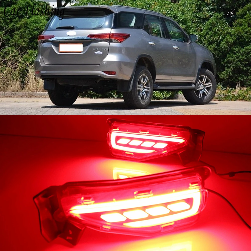 Фонарь задний противотуманный для Toyota Fortuner 2015 2016 2017 2018 светодиодный | Автомобили