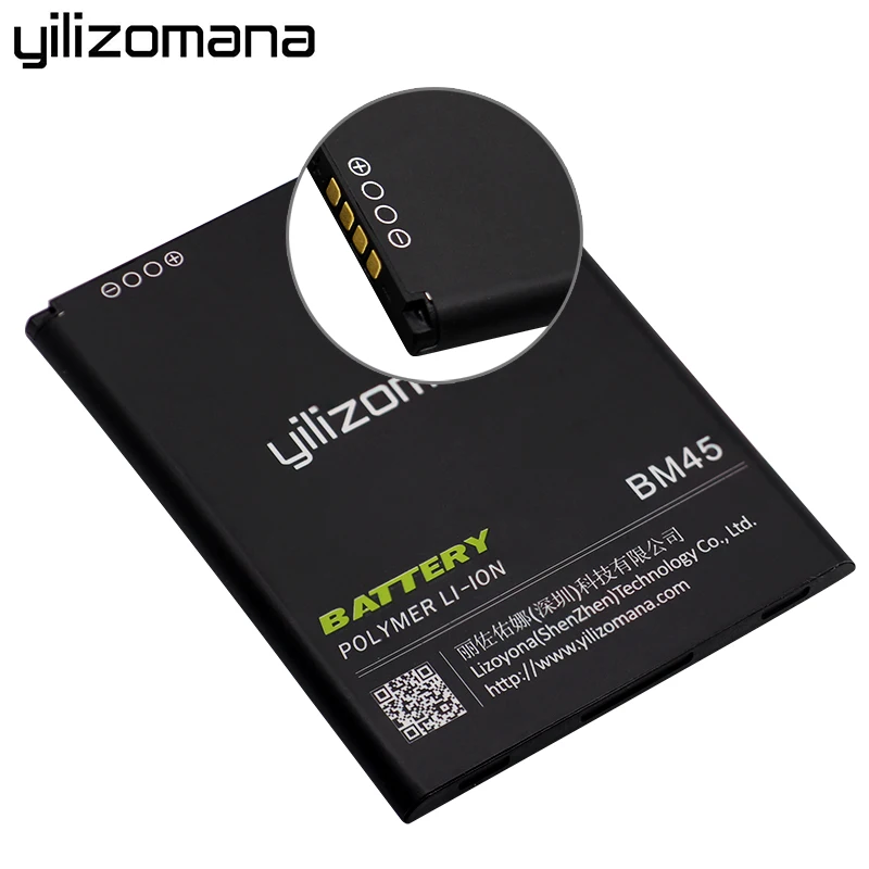 Литий ионный аккумулятор YILIZOMANA BM45 для Xiaomi RedMi Note 2 Bateria Hongmi Red Rice Note2 сменные батареи