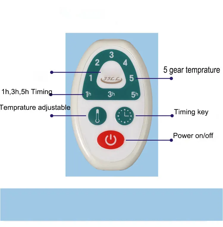 110 V-220 V Plug-Тип Электрический Теплый стопы моющаяся грелка нагревается Управление настройки времени подогреватель, грелка для ног массаж