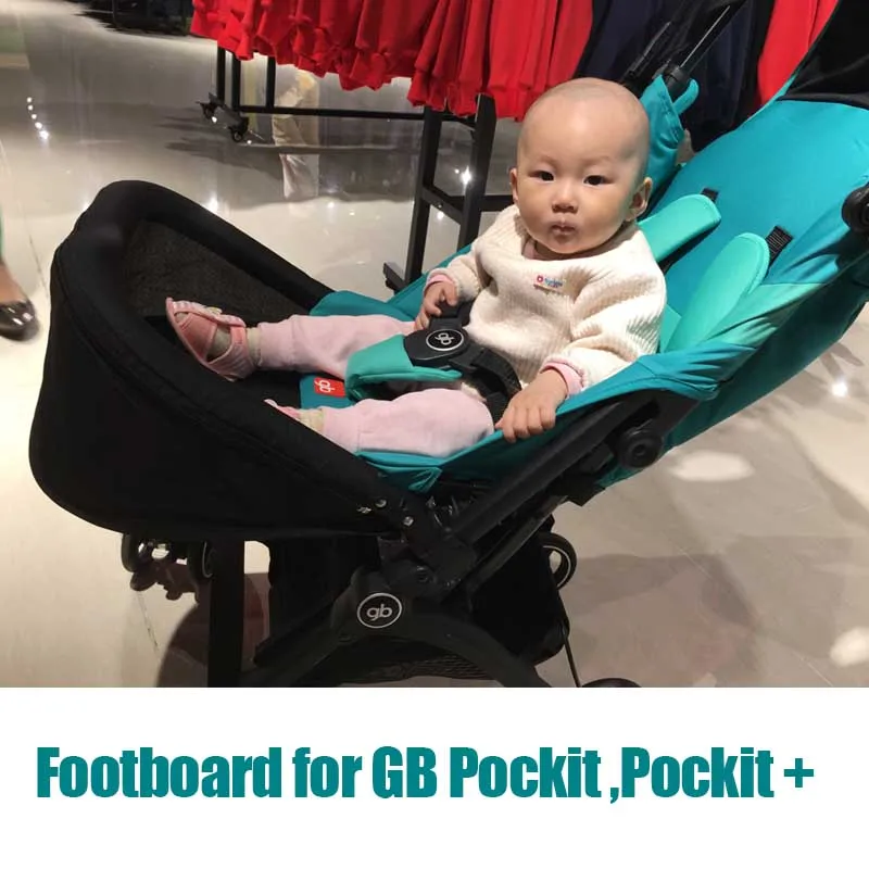 Аксессуары для детских колясок, защита от солнца для Goodbaby Pockit+ GB Pockit, подставка для ног, чехол для коляски Rayshade - Цвет: footboard for pockit