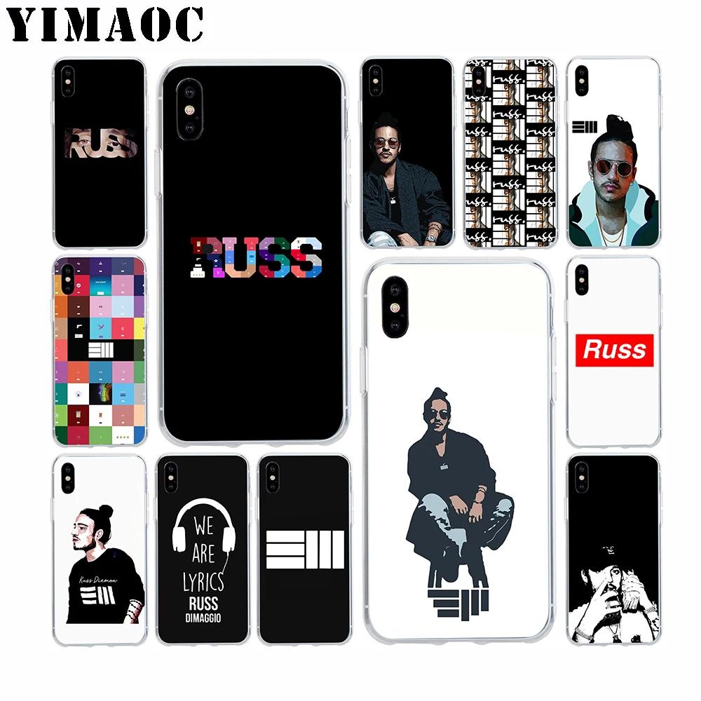

YIMAOC Russ Diemon Rapper Soft TPU Silicone Case for Apple Iphone Xr Xs Max X 10 8 Plus 7 6S 6 Plus SE 5S 5 7Plus 8Plus Cover