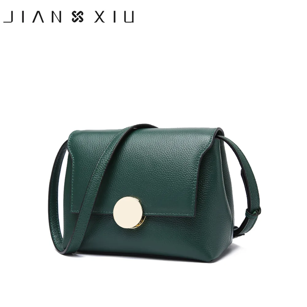 JIANXIU брендовая сумка из натуральной кожи Маленькая женская сумка через плечо высокого качества Модные женские сумки-мессенджеры