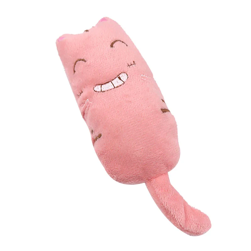 Funny Interactive Plush Cat Toy Kitten Chewing Bite Teeth Grinding