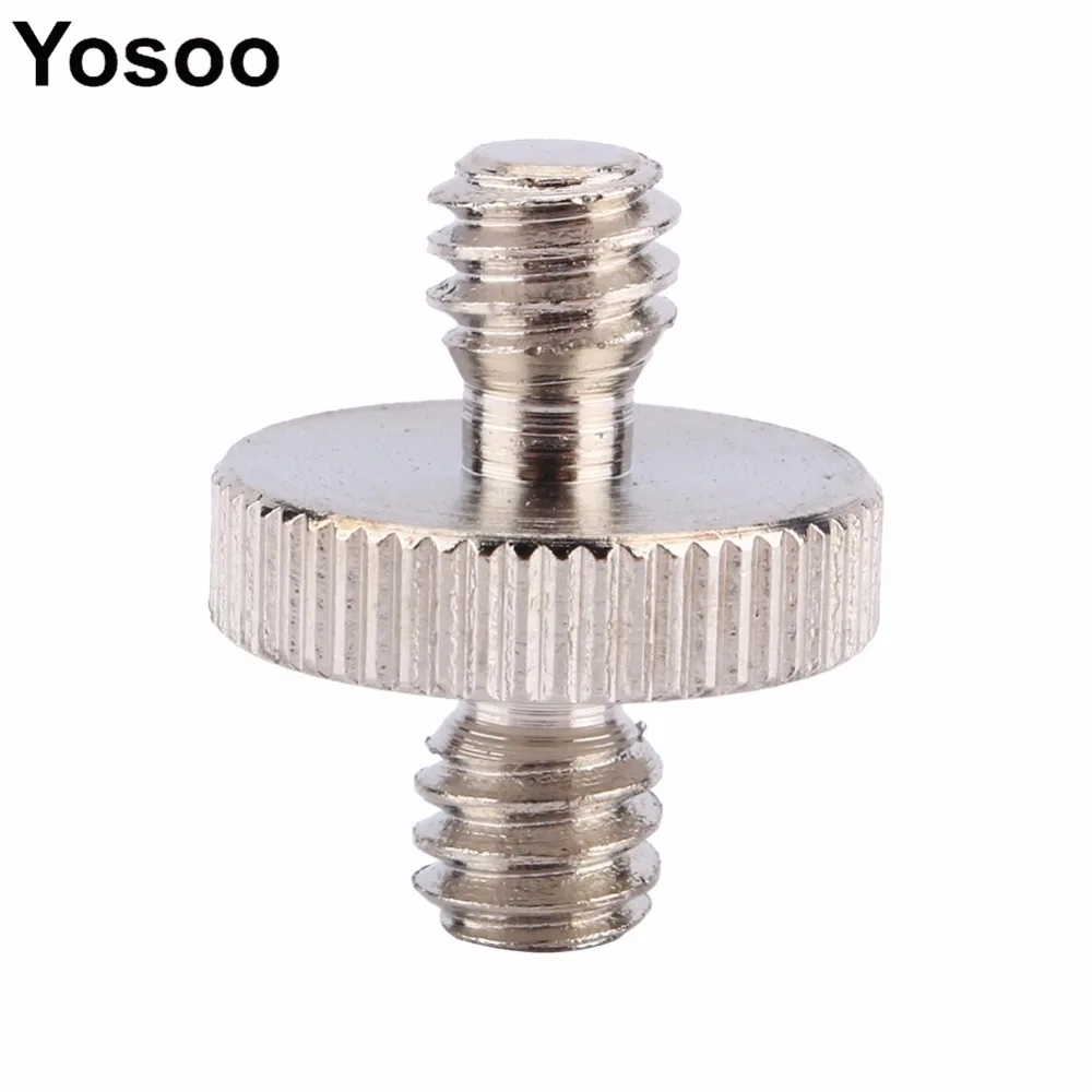 

2pcs/lot For Camera Tripod Ballhead 1/4" Male to 1/4" Male Threaded Screw Convert Adapter DSLR Camera Accessories