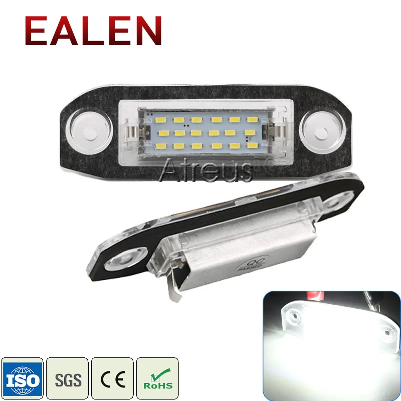 EALEN 1Pair Car LED License Plate Lights For Volvo S80 XC90 S40 V60 XC60 S60 V70 C70 V50 XC70 white SMD 12V Lamp Bulb kit | Автомобили и