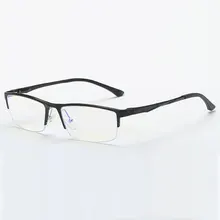 298 Optical Eyeglasses Frame for Men Eyewear Prescription Glasses Half Rim Man Spectacles Alloy Frame Eyeglasses ee fashion square eyeglasses men half frame optical eyeglasses frame optical eye glasses frame prescription eyewear oculos