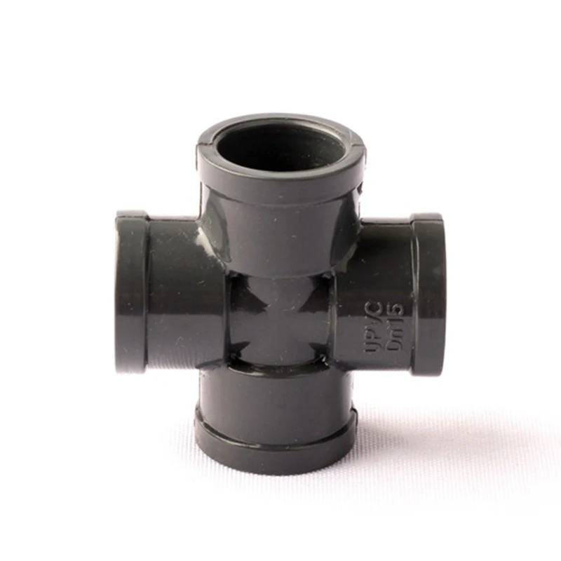 6 типов внутренних 20 мм ПВХ труб Соединители для полива сада водопровод тройник локоть соединение соединитель поперечные соединения аквариумных труб адаптер