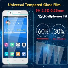Vidro temperado ultra fino 9h, para modelos universal 4.0 4.5 4.7 5.0 5.3 5.5, 5.7 polegadas película protetora quebra