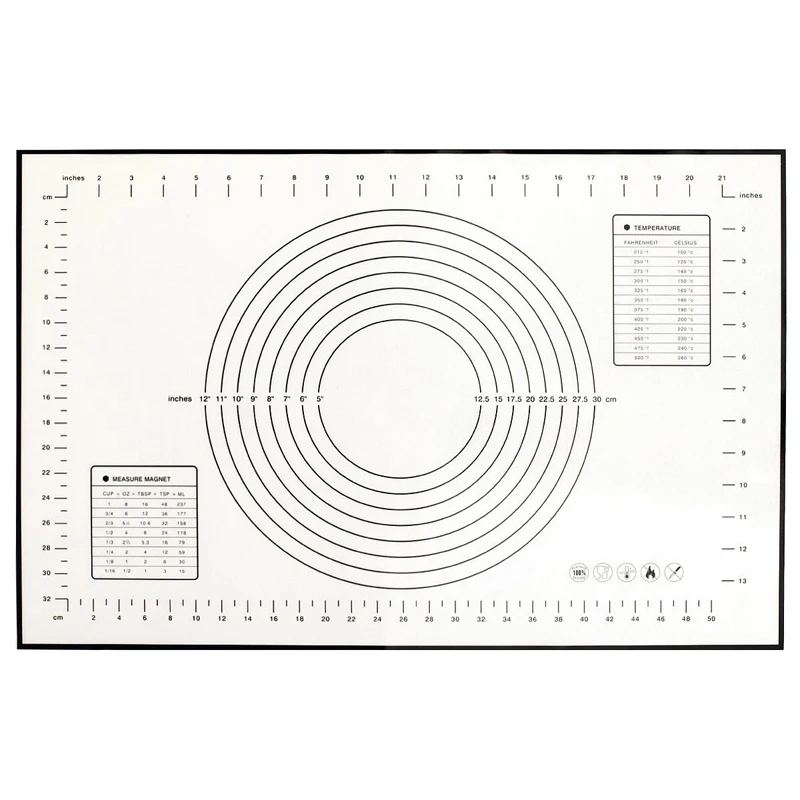 Антипригарный силиконовый коврик для выпечки тесто рулонный лист лайнер для противни для выпекания