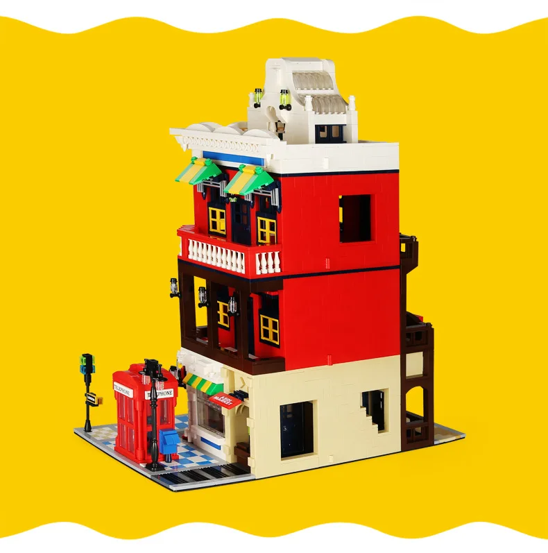 2332pcs corner store mini blocks Architecture Building Block Toys Diamond Blocks Diy Building educational blocks toys