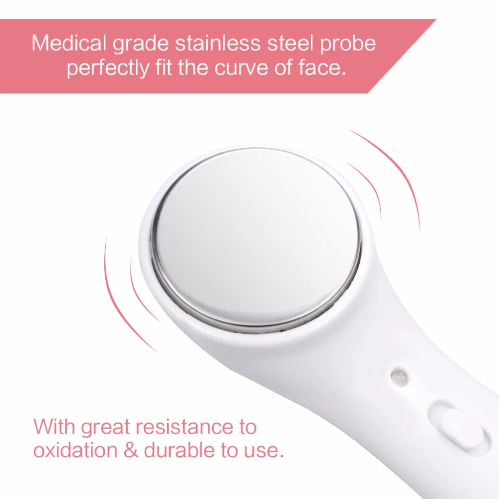 Face Massager Vibrating Ionic Infusion for Skin Tightening Wrinkles Fine with 2 Modes Beauty Skin Care Device  (10)