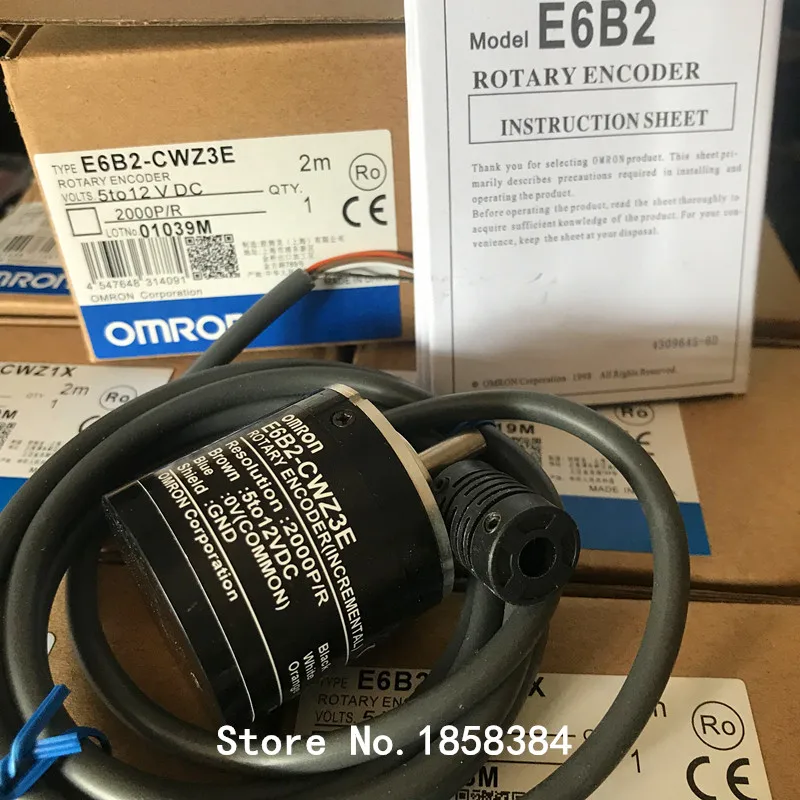 Новый E6B2CWZ3E OMRON роторный энкодер E6B2 CWZ3E 2500 2000 1800 1024 1000 600 500 400 360 200 100 60 40 30 20P/R 5 24