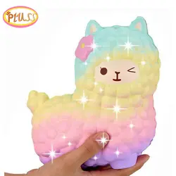 Jumbo овца Альпака мягкими милые galaxy замедлить рост животных мягкими smooshy мягкими оптовая продажа изысканный подарок для детей