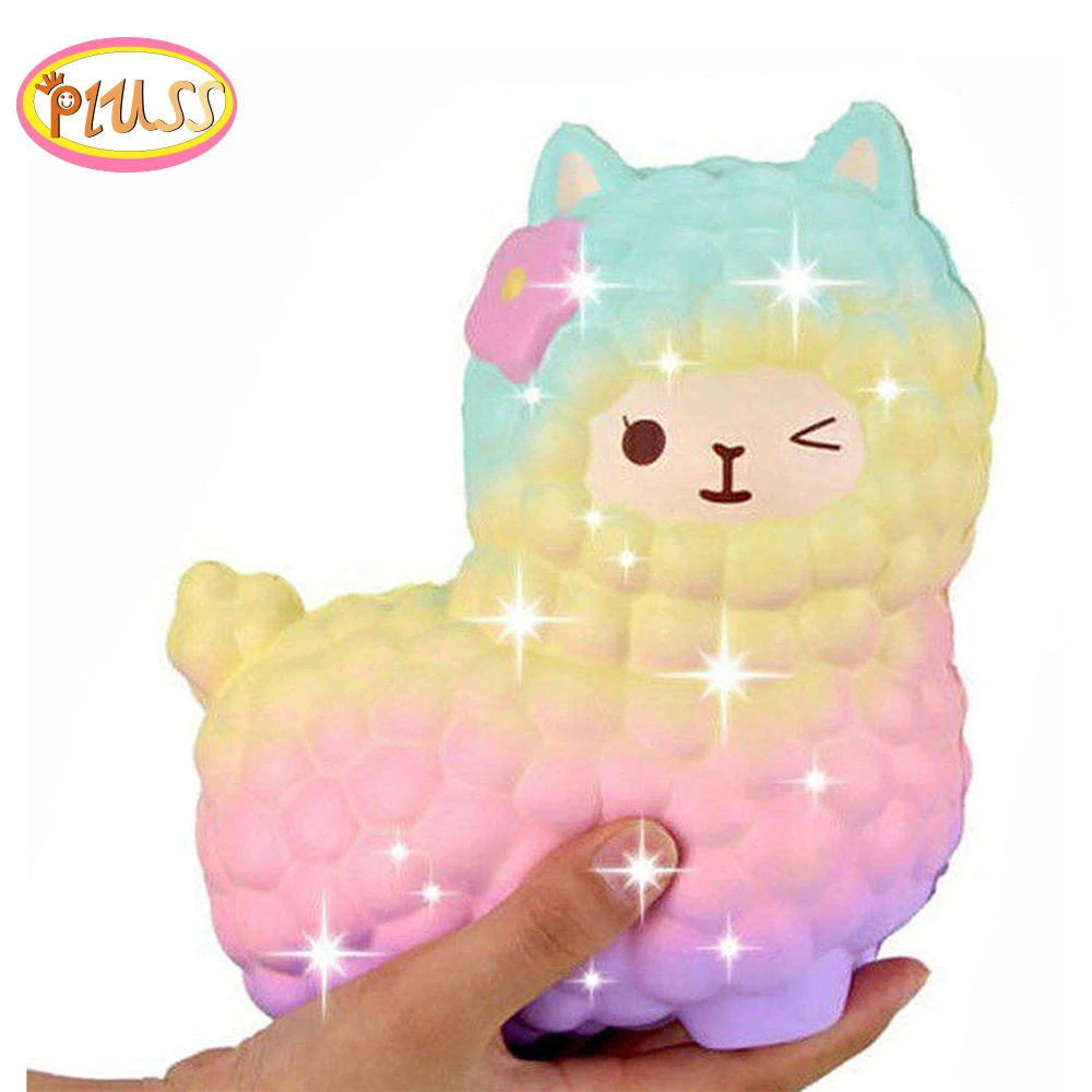 Jumbo Domba Alpaca Licin Lucu Galaxy Lambat Rising Hewan Licin