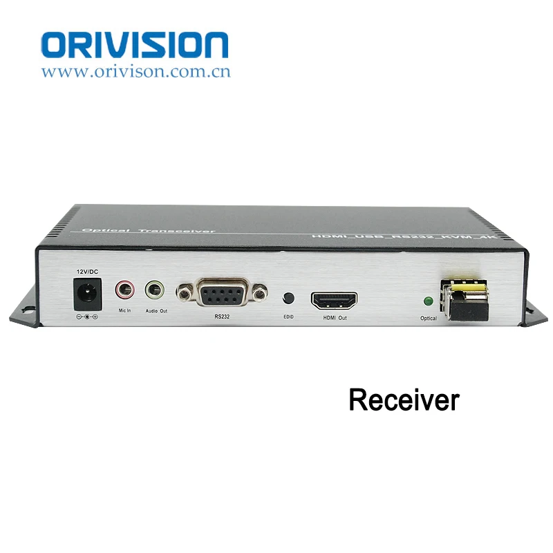  ZY-OKH501 4K*2K HDMI KVM fiber optic extender 10KM with rs232/USB/audio/mic/EDID over Single-mode 1