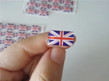 

100~10000pcs Mini England UK Flags Car Steering Wheel Emblem Decoration United Kingdom Flag Audio Knob Window Lift Car Styling