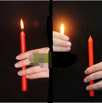 

Free Shipping Make Fire From Wax Flames Move Stage Magic Tricks Fire Magic Props YH249