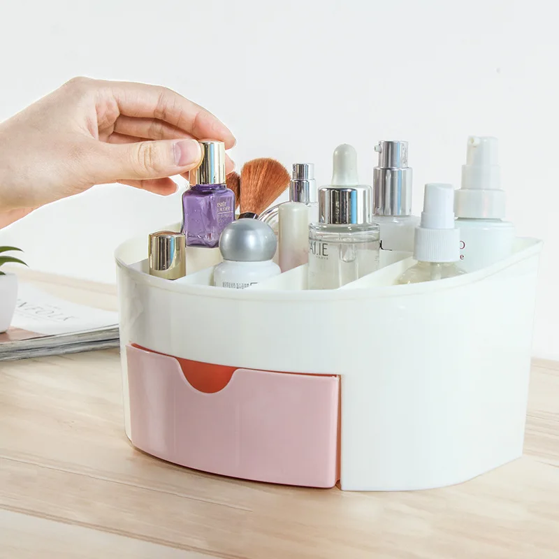 البلاستيك مخزن للمكياج مربع منظم أدوات التجميل درج منضدة المكتب المنزلي حقيبة للتخزين فرشاة حامل قلم أشتات كائن حاوية البلاستيك مخزن للمكياج مربع منظم أدوات التجميل درج منضدة المكتب المنزلي حقيبة للتخزين فرشاة حامل قلم أشتات كائن حاوية