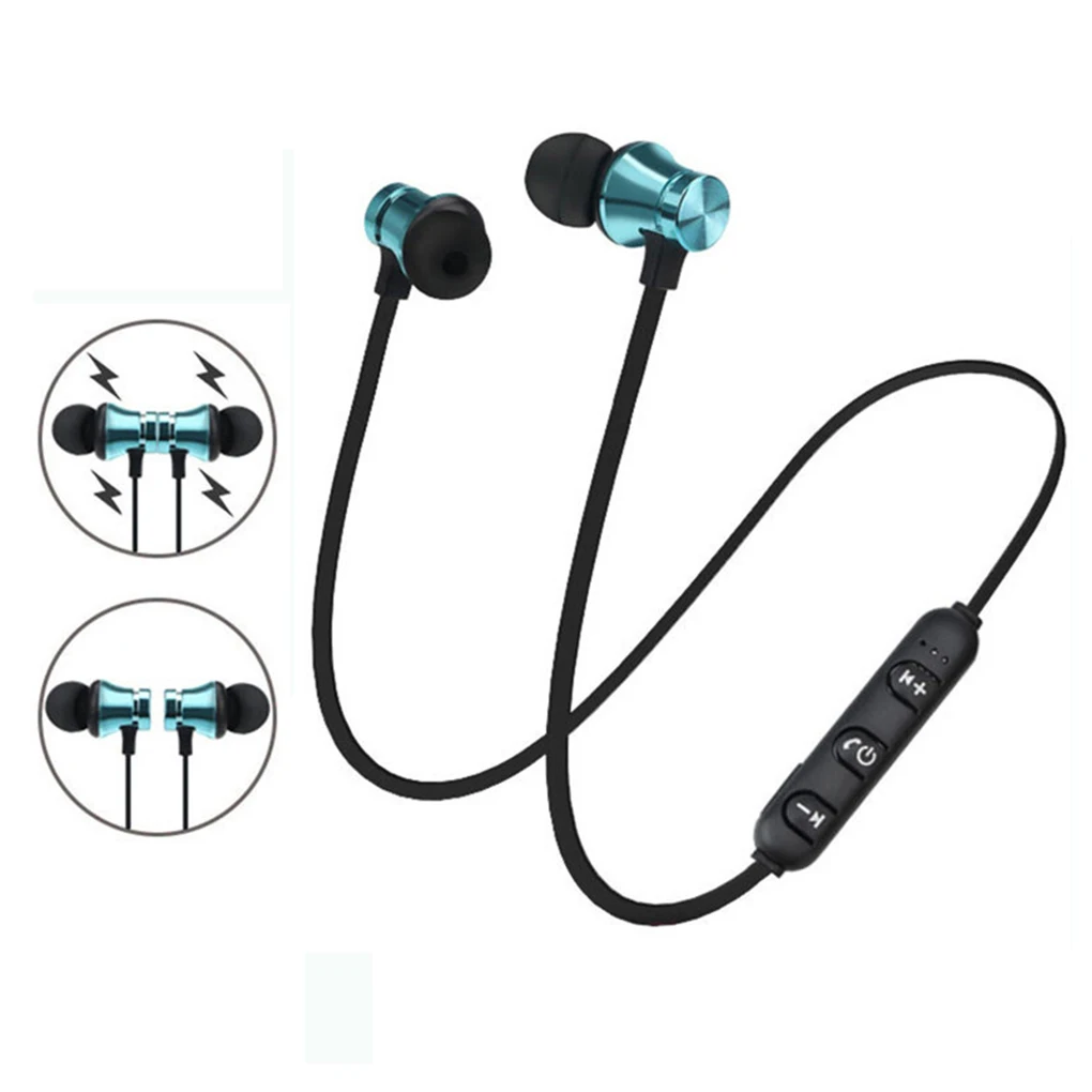 

XT11 Magnetic Bluetooth 4.2 In-ear Headset Hands-free Noise Reduction Sports Running Wired Earphone