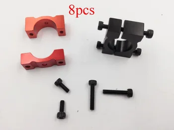 

Yuenhoang 8PCS Aluminum Alloy D16mm Clamp Thicken Carbon Fiber Tubing Clip Fixed Clips Connector for RC Aircraft 400/450 Frame