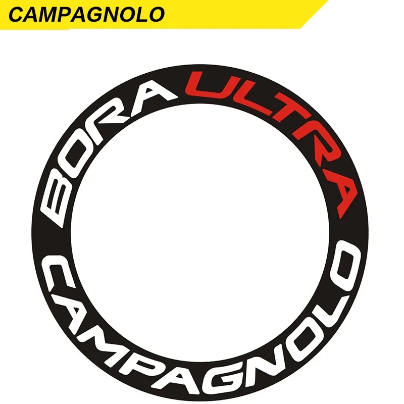 

Two Wheels Set Stickers for CAMPAGNOLO CP BORA ULTRA for Road Bike Carbon Wheel Race Cycling Bicycle Decals 50mm 60mm 80mm
